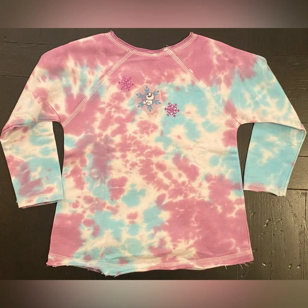 TEE-HEE *Rare* Tie Dye Frozen Sweatshirt Top - Size 3T